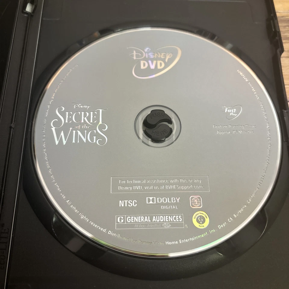 Secret Of The Wings DVD (Used) Disney With Slipcover - Image 4 of 4