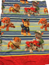 Nickelodeon Paw Patrol Twin Flat Sheet Rocky Zuma Marshall Skye Kids Bedding