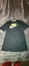 Nike Men's T-Shirt Athletic Logo Swoosh Printed Active Short Sleeve Tee sz large