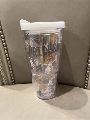 Brautjungfer Tervis Becher NEU Baumwolle Farben-groß 24 Unzen mit weißem Deckel Hochzeit - Bild 2 von 7