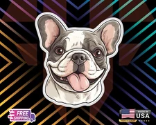FRENCH BULLDOG FRENCHIE CAR DECAL STICKER DESIGN LAMINATED CUSTOM SIZE DM ME FS