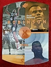 Total D Refractor GOLD RETRO Diecut Z-Force Spectra Prizm David Robinson