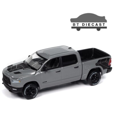 AUTOWORLD 2023 DODGE RAM REBAL LUNAR EDITION 1/64 DIECAST  CAR GREY AWSP164 B