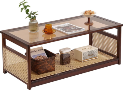 センターテーブル・ローテーブル Old Rattan Coffee Table センターテーブル・ローテーブル Old Rattan Coffee Table