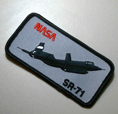 NASA LOCKHEED-MARTIN SKUNK WORKS ADP SR-71 SPY PLANE BLACKBIRD iron-on PATCH