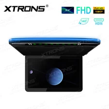 13.3" Car Roof Ceiling Flip Down Overhead Monitor USB Player LED HDMI 1080P TFT