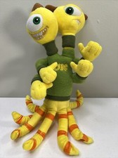 Disney Pixar Terry  Terri Monsters Inc U University Plush Toy Doll 2 Headed 16"