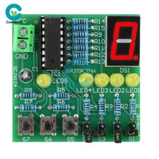 DC 5V DIY LED Decoding Display Electronic Parts DIY PCB Soldering Practice Kit