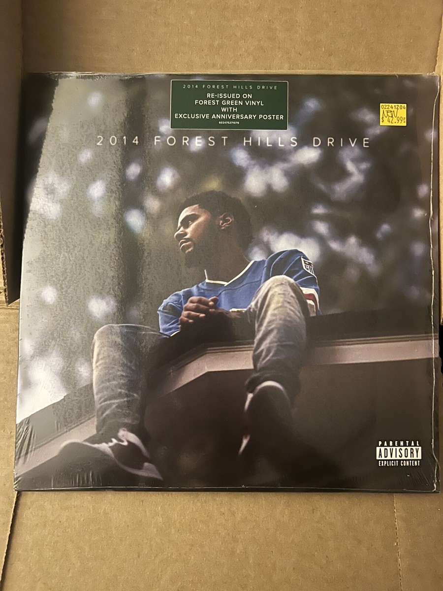 J COLE 2014 Forest Hills Drive Vinyl 10 Yr Anniversary Indie
