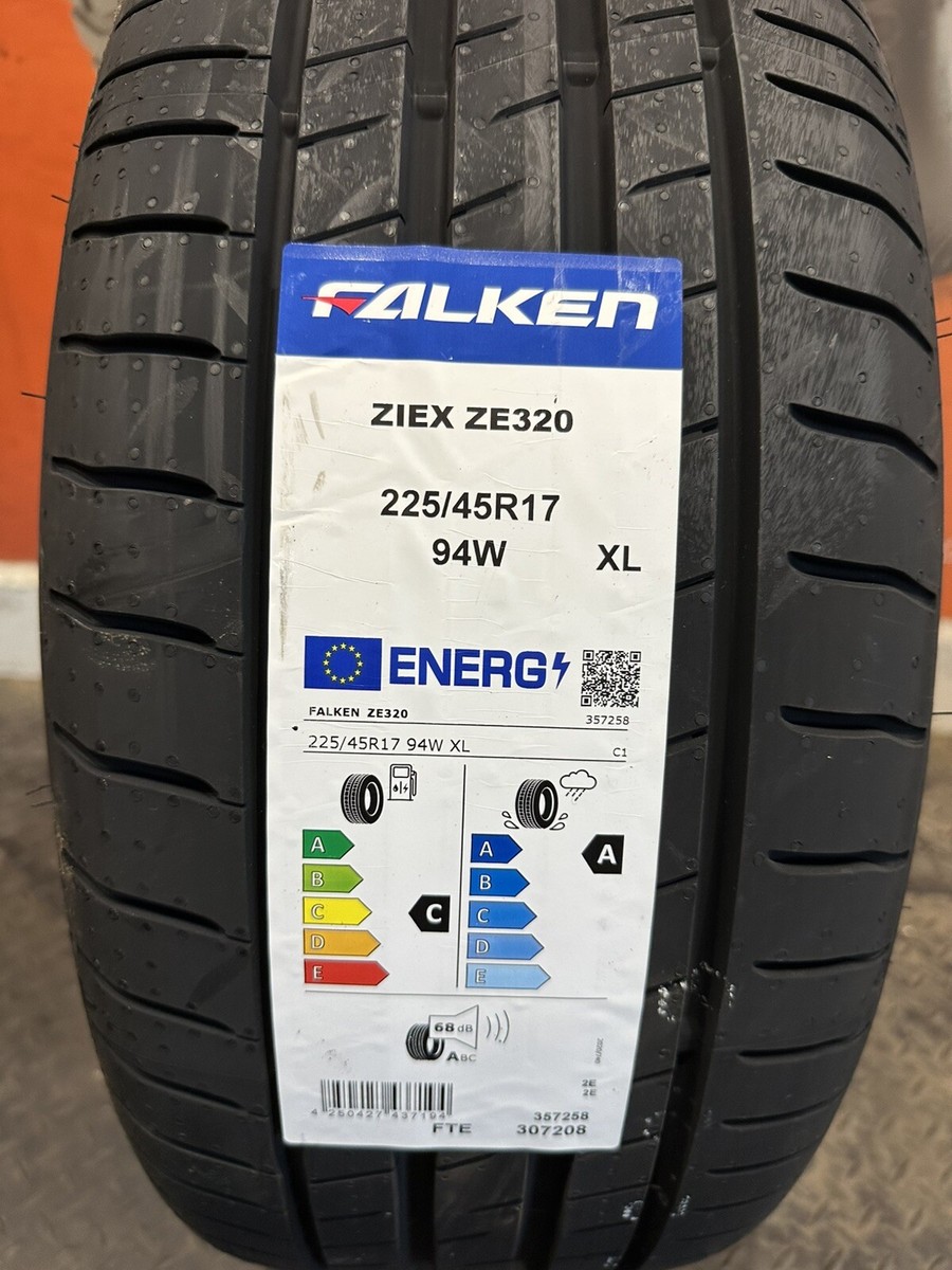 3 x 225/45 R17 Falken Ziex ZE320 94W XL 225 45 17 (2254517