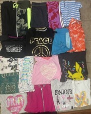 Large Lot Girls Sz 7 8, 18 Pcs Justice, Guess, DKNY, More Name Brands