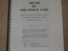 WD Gann Truth of the Stock Tape BOOK COMMODITY MARKETS CHARTS RULES TRADING