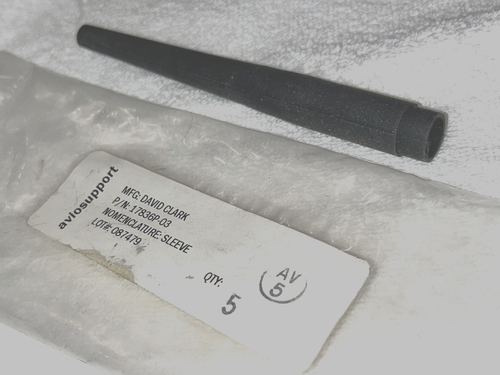 DAVID CLARK HEADSET MODEL# H3332 Wire/Cord Protection Sleeve P/N 17836P-03 ONLY - Bild 2 von 2