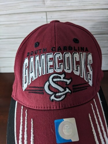 South Carolina Gamecocks-Men Adjustable Cap-Red/Black /White-Hook/Loop-SEC - Picture 2 of 6