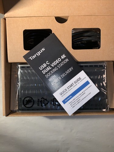 Targus USB-C Universal Dual Video 4K Docking Station with Power Delivery . NEW - Picture 7 of 8