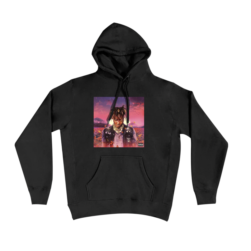 NEW Juice Wrld 999 Club Legends Never Die Album Cover Hoodie Black