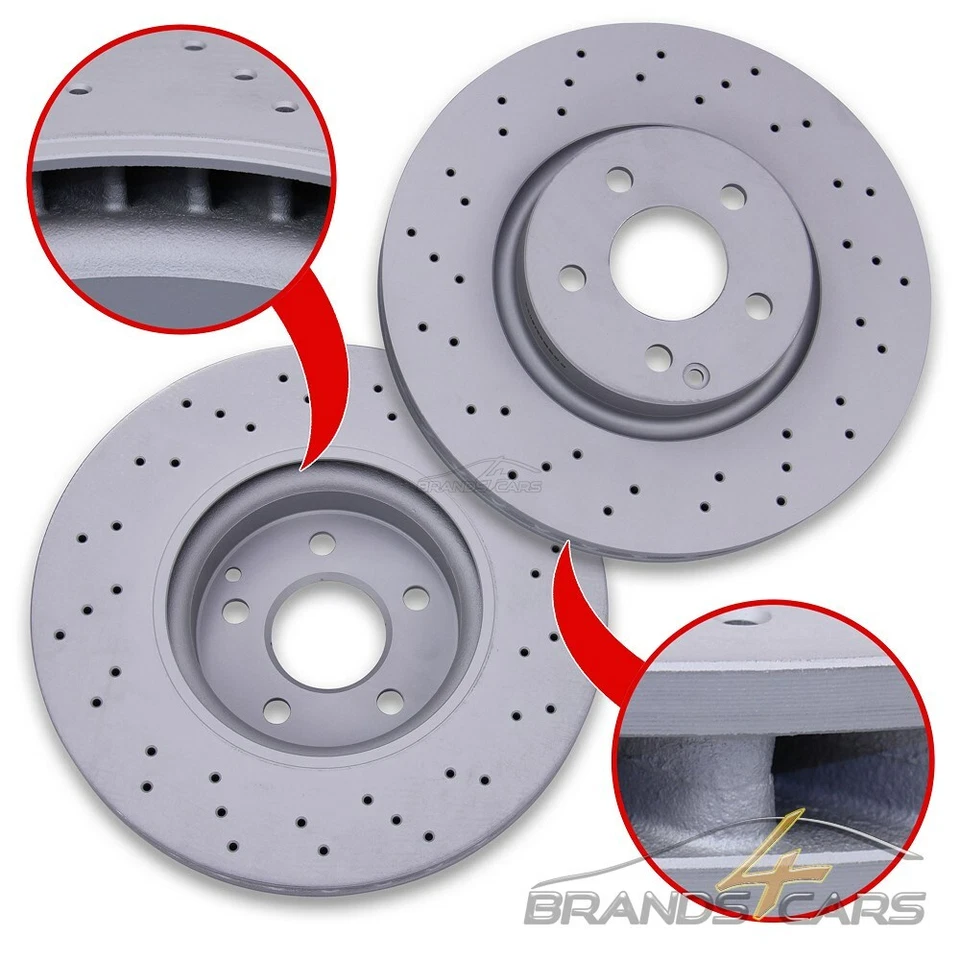 ATE BREMSSCHEIBEN+CERAMIC BELÄGE VORNE FÜR MERCEDES E-KLASSE W212 S212 A207 C207 - Bild 3 von 4