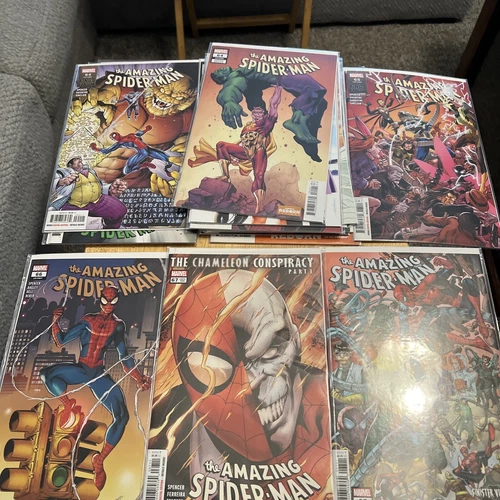AMAZING SPIDER-MAN Lot 63 64 64B: PACHECO HEROES REBORN 65 66 67 67 Sinister Bar