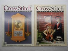 Lot of 2 - Cross Stitch Country Crafts Magazine - Jan/Feb-Mar/Apr 1988