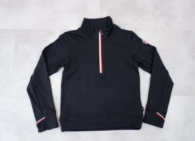 Moncler Grenoble Boys Half Zip Ski Top Age Years Black Long