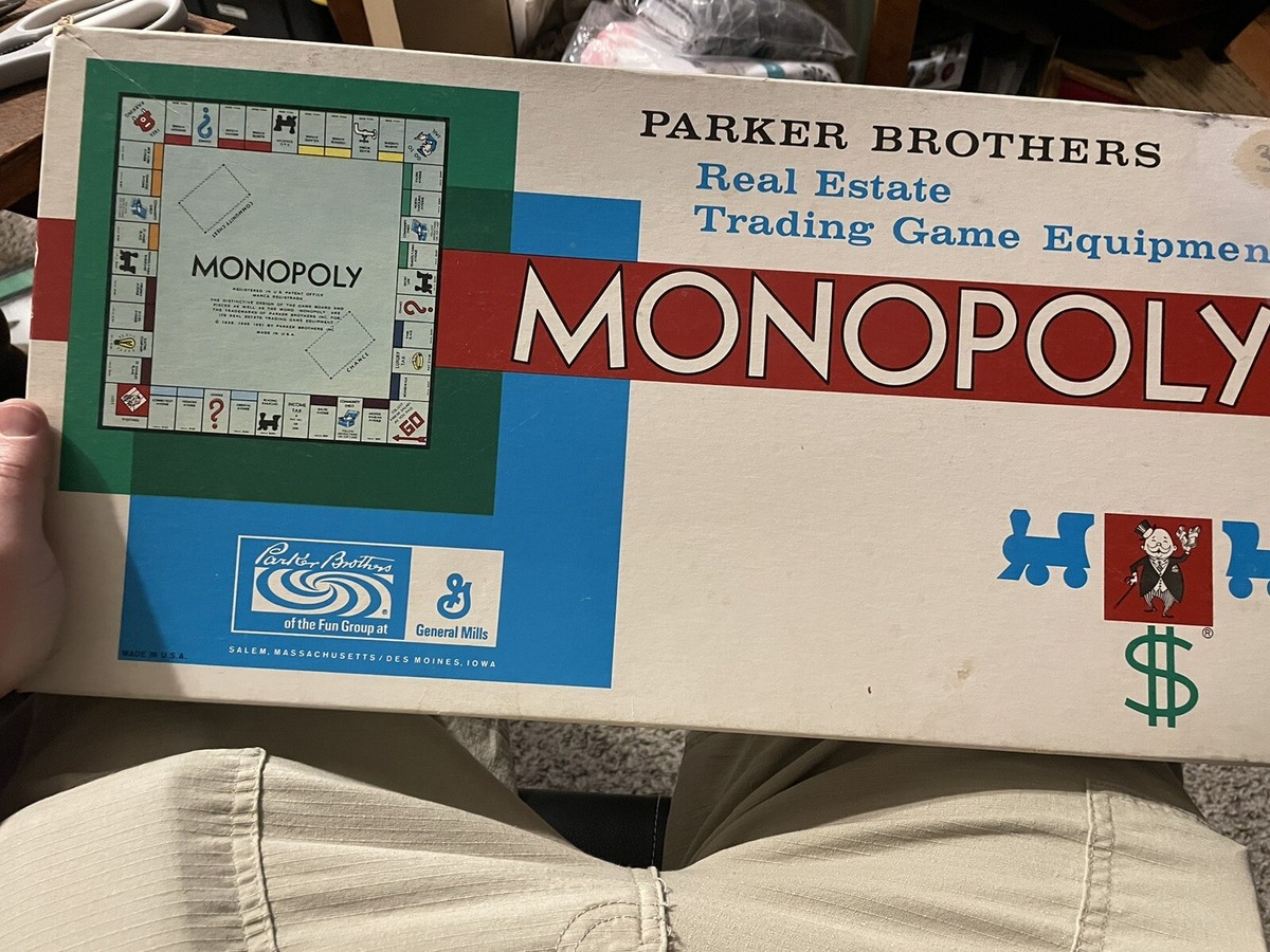 Monopoly Vintage Board Game Parker Brothers | eBay