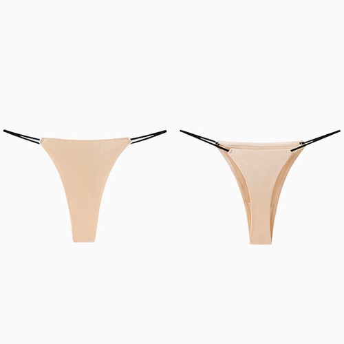 Set Damen-Satin seidiger Tanga G-String Höschen Unterwäsche nahtloser Unterteil 2024 - Bild 12 von 25