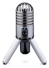 Samson Meteor Mic USB Studio Microphone, Large Diaphragm,Built-in Monitoring
