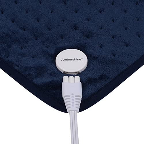 Ambershine XXXXL King Size Heating Pad Fast Technology Pain Electric