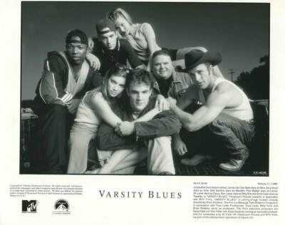 1999 James Van Der Beek,Amy Smart   Movie ''Varsity Blues'' press photo P1E