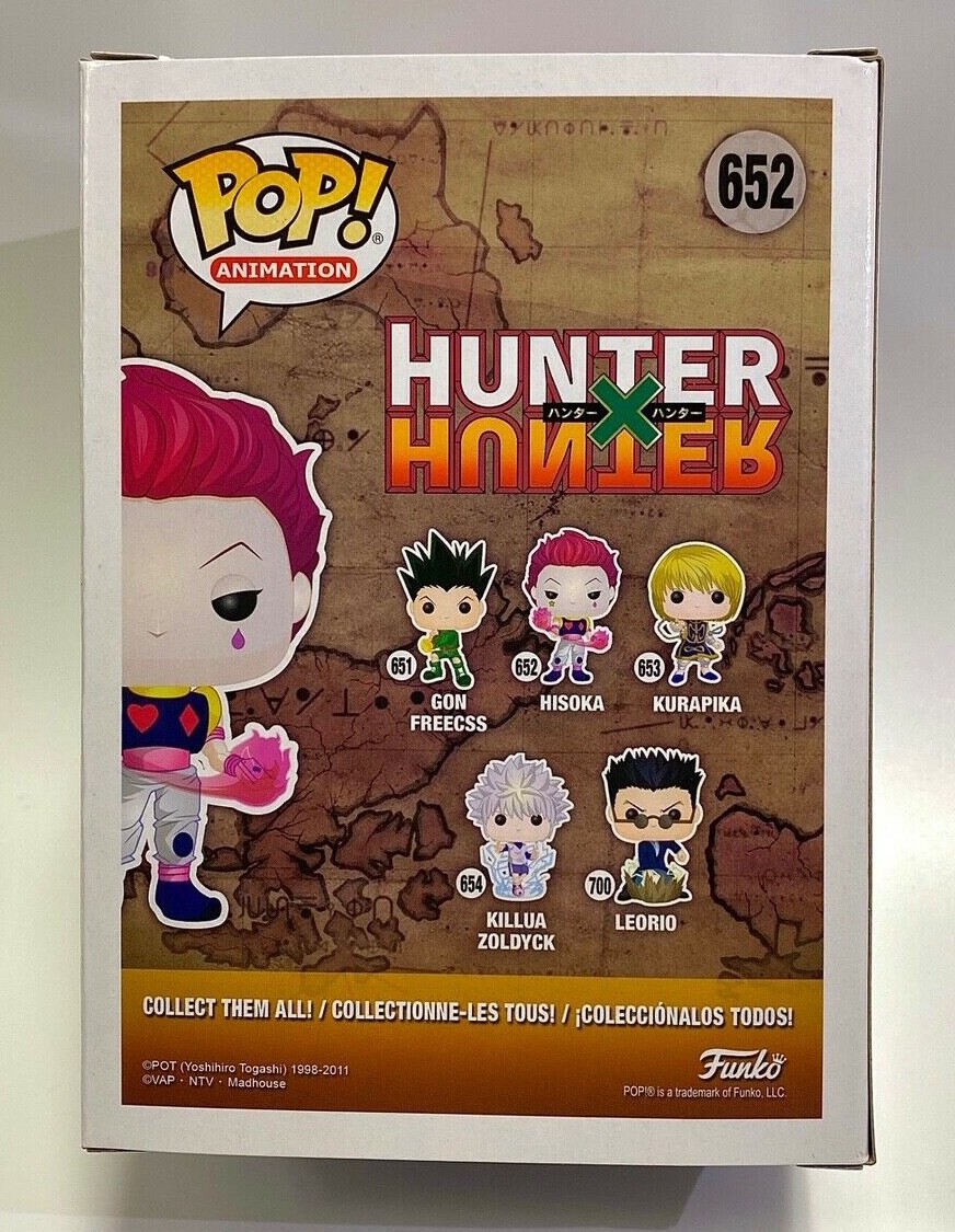 FUNKO POP! ANIMATION: HUNTER X HUNTER - HISOKA #652 VINYL FIGURE
