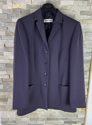 Gerry Weber women s Size 16 Purple Smart Jacket Blazer 