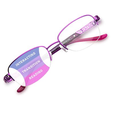 DEHOTRE Progressive Multifocal Reading Glasses Women No Line Bifocal Readers ...