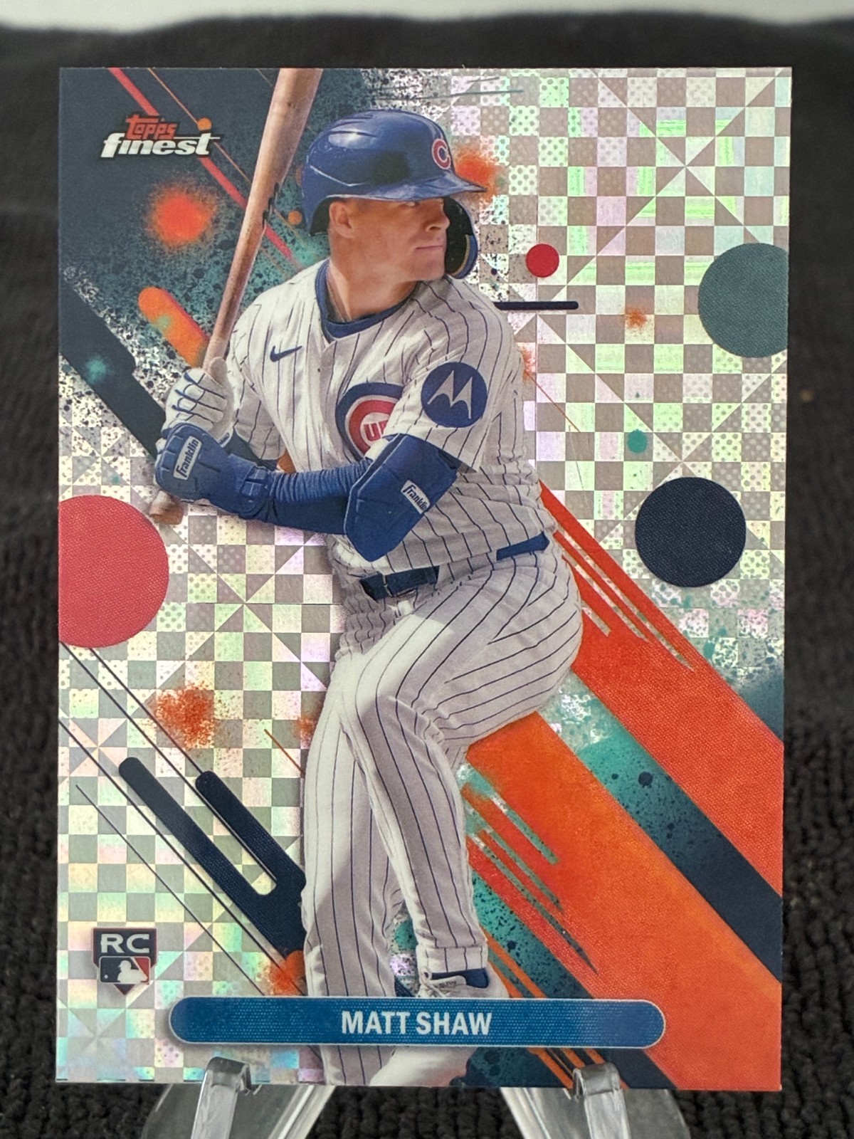 🔥 2025 Topps Finest Matt Shaw RC Checkerboard Refractor #85 ⚾ Cubs Rookie 💎