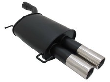 Endschalldämpfer Auspuff BMW 5er E60 Limousine 03-10 - 2x76mm