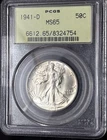🎖️🇺🇸 1941-D Walking Liberty Half Dollar PCGS MS65 OGH! IMMACULATE! 🇺🇸🎖️