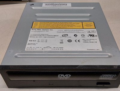 Sony NEC Optiarc Black Bezel CRX230EE CD-R/RW Drive #28