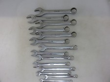 Snap-on Oexm Short Metric Combination Wrench 6mm-18mm 14pc Set Vintage Usa