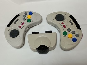 Sega Saturn Wireless Controller Pad HSS-0126 2pcs HSS-0125 SS OEM Japan Tested