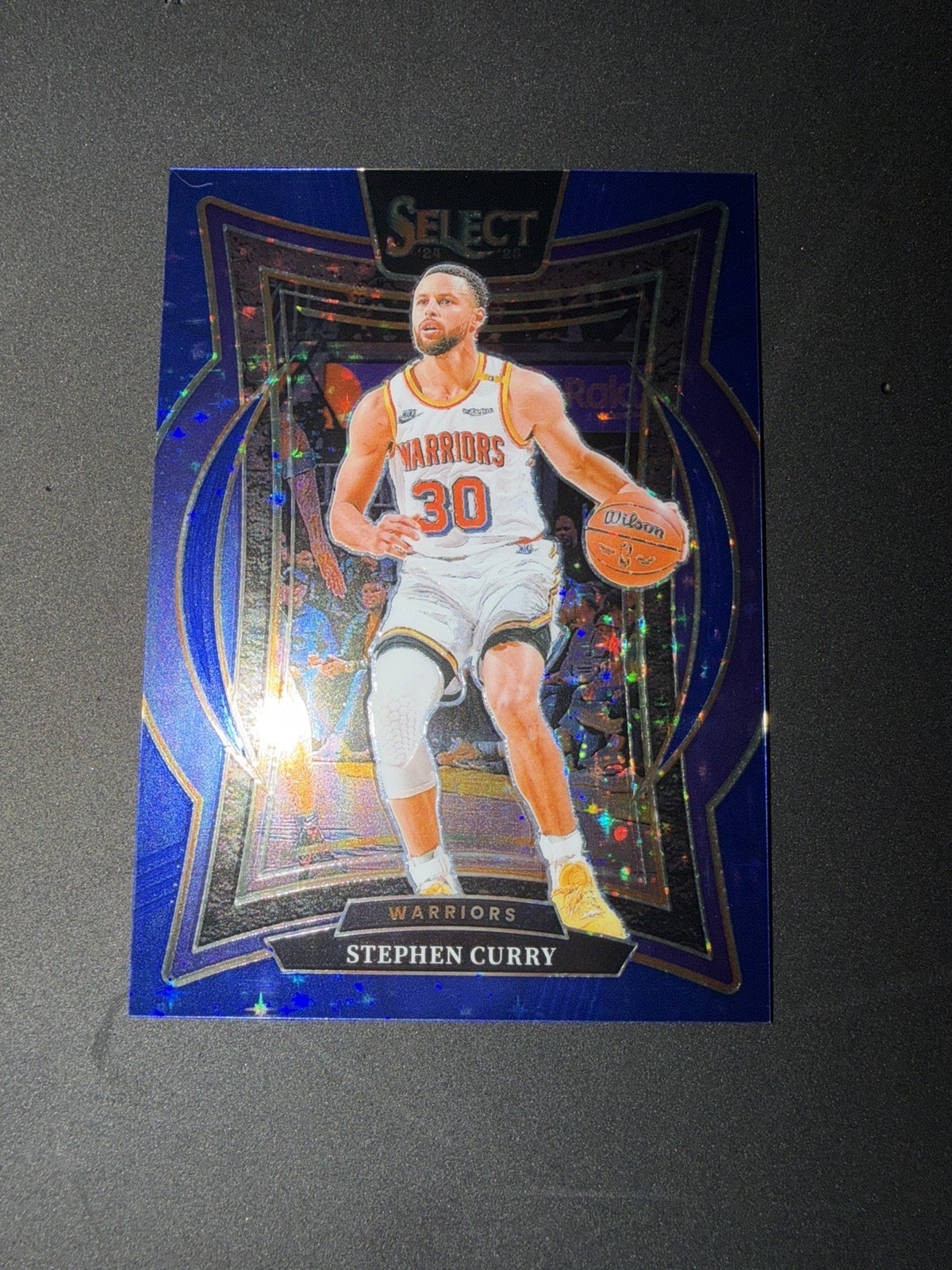2024-25 Select  basketball Stephen Curry concourse Blue Stars Prizm /20