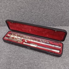 JUNK YAMAHA YFL-211S Includes Concert Flute Plating w/ Hard Case
