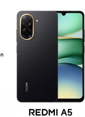 XIAOMI Redmi A5 Smartphone 4GB+128GB, 6,52'' HD+ Display, 5000mAh Dual Sim schwarz