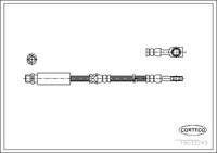 Corteco Bremsschlauch 19032243 FüR T98 CC F70 Opel Astra Zafira Caravan 16V F08
