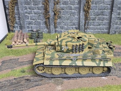 Wehrmacht Panzerkampfwagen VI Tiger I , WW2 , 1:35,bebaut,bemalt#FG11
