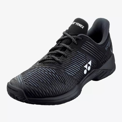 *NIB* MEN'S YONEX POWER CUSHION SONICAGE 2 (BLACK / BLACK) #SHTS2EX. SIZE: 7