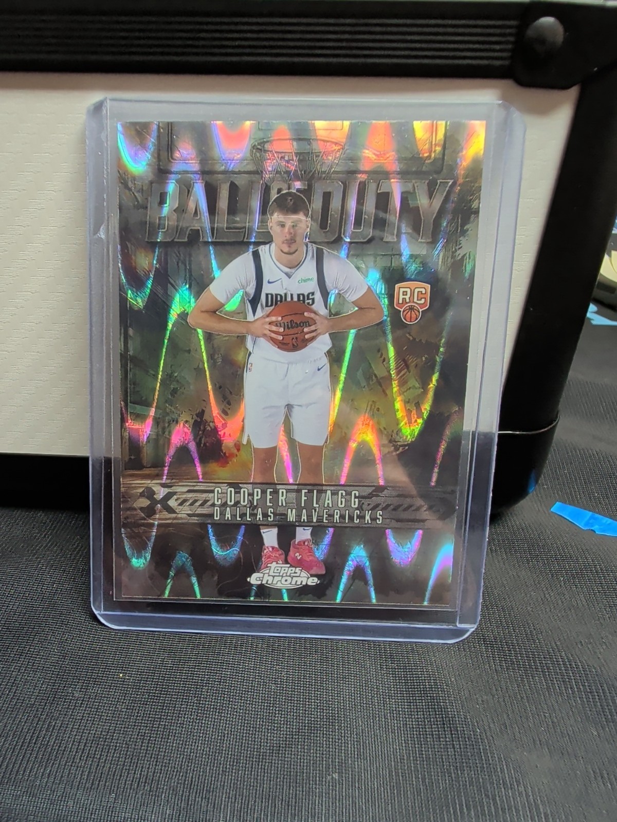 2025-26 Topps Chrome Cooper Flagg RC Raywave Refractor Ball Of Duty Rookie