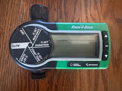 RAIN BIRD PROGRAMMABLE TIMER CONTROLLER 1 ZONE WATER ELECTRONIC HOSE IRRIGATION