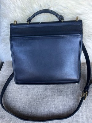 Vintage Coach Willis Crossbody Shoulder Bag 9927 Black in EXELLENT