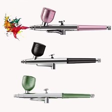 BlackPortable Airbrush Spray Gun 0.3mm Nozzle for Model Cake Car Painting