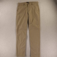 Banana Republic Pants Mens 32x34 Beige Polyester Slim Fit Performance Chinos