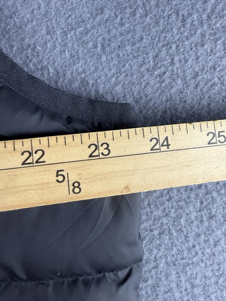 Columbia Vest Mens L Black Full Zip Logo 650 Fill Power Duck Down Puffer Coat - Image 2 of 4